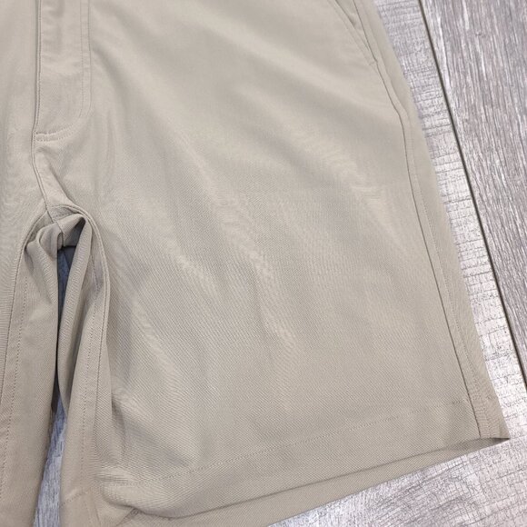 FootJoy Golf Shorts Mens 36 Beige Solid Performance Chino Stretch - Picture 3 of 8